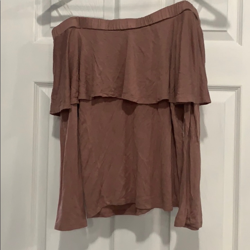 Strapless long sleeve